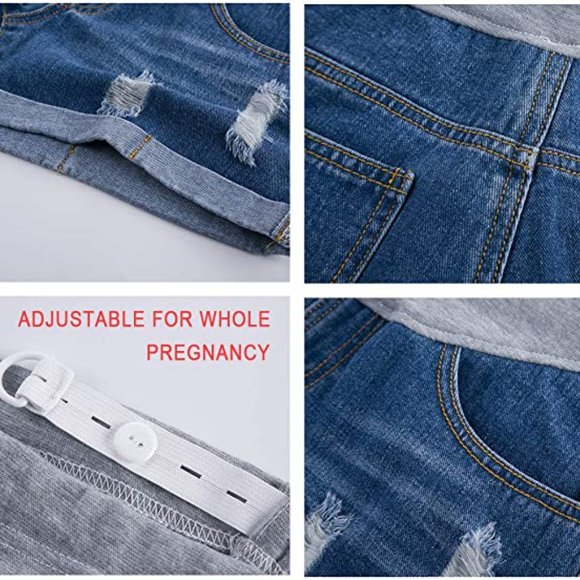 CICHIC Distressed Denim Maternity Shorts NEW WITH TAG! - Picture 2 of 8